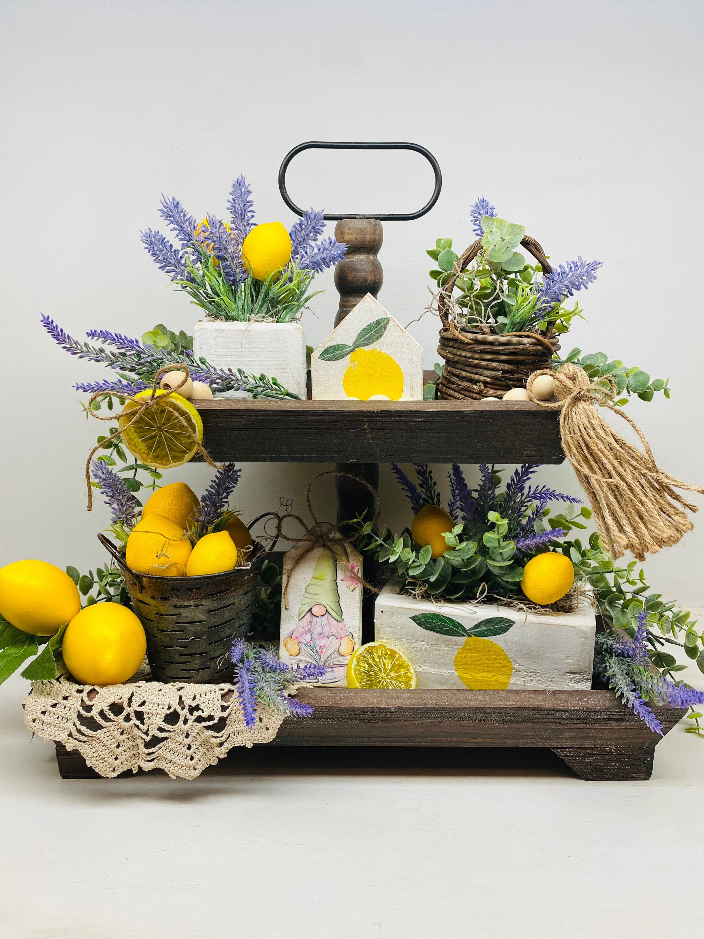 🍋SUMMER LEMON & LAVENDER DECOR IDEAS!!~Farmhouse Style Lemon Decor  DIYS~Lavender Thrift Flips 
