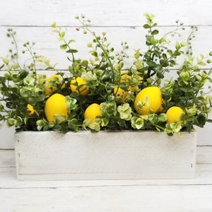 Lemon Decor, Lemon Kitchen Decor, Farmhouse Lemon Decor, Lemon Wedding Decor, Lemon Table Decor