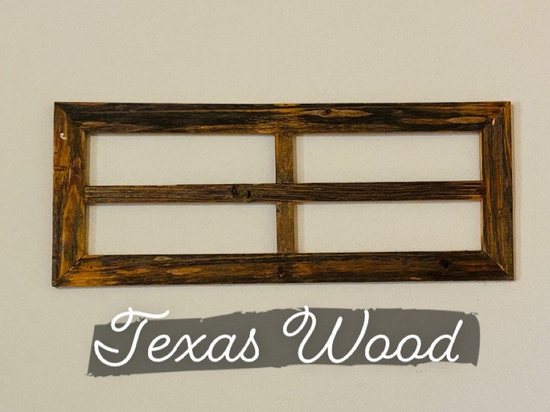 Rustic Wooden Window Frame, Farmhouse Wall Decor, DIY Wall Decor, Rustic Wall Decor image 5