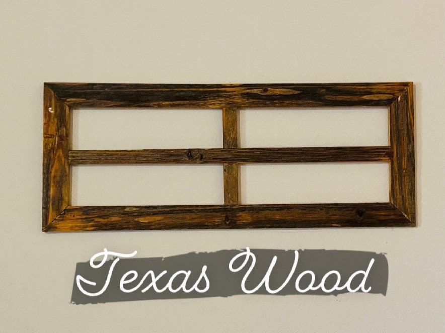 Reclaimed Wood Window Frame: Farmhouse Wall Decor - Etsy