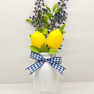Lemon Centerpiece, Lemon Kitchen Decor, Lemon Bridal Shower, Lemon Home Decor, Lemon Weddings