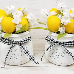 Lemon Tiered Tray Decor, Lemon Kitchen Decor, Lemon Wedding Decor, Lemon Bridal Shower Decoration, Lemon Gift