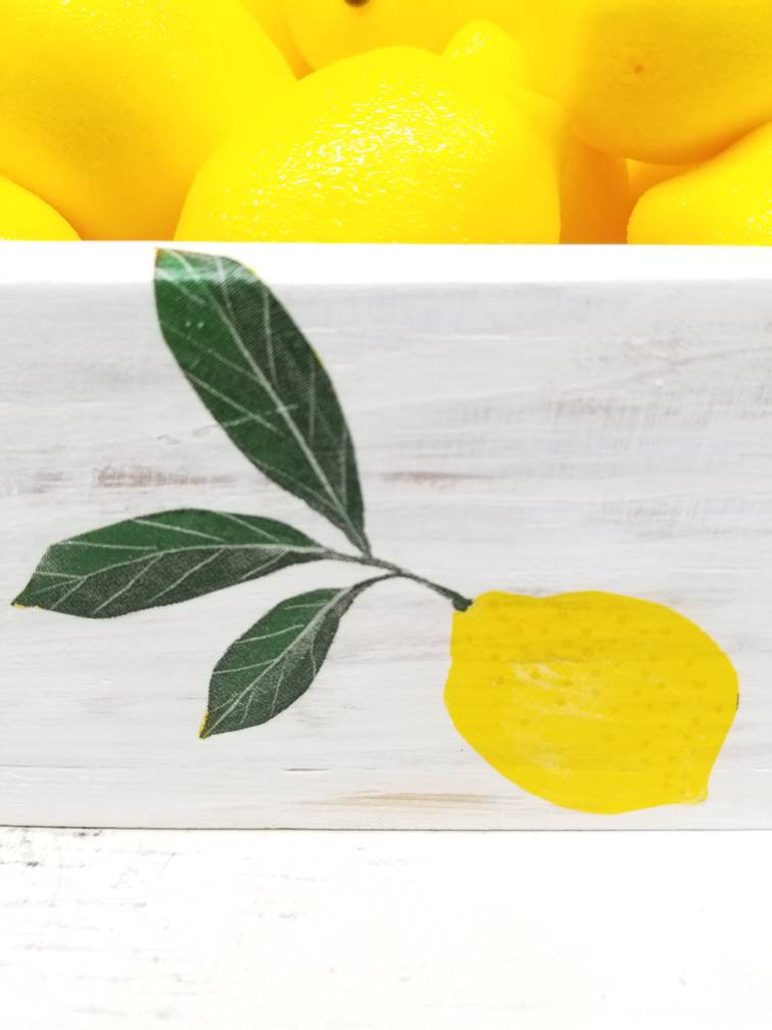 Lemon Centerpiece Lemon Kitchen Decor Rustic Kitchen Decor Etsy