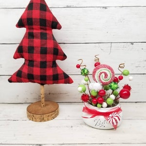 Gingerbread Theme, Candy Cane Decor, Christmas Tiered Tray Decor, Grinch Decor, Peppermint Christmas Decor, Christmas Decor