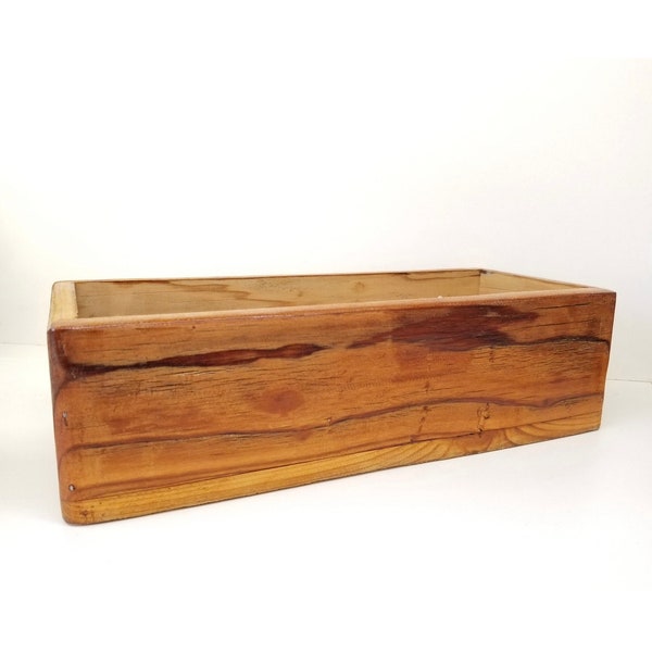 Wood Planter Box, Rustic Planter Box, Herb Garden Box, Indoor Planter Box, Succulent Planter Box, Wood Box, Mason Jar Planter Box