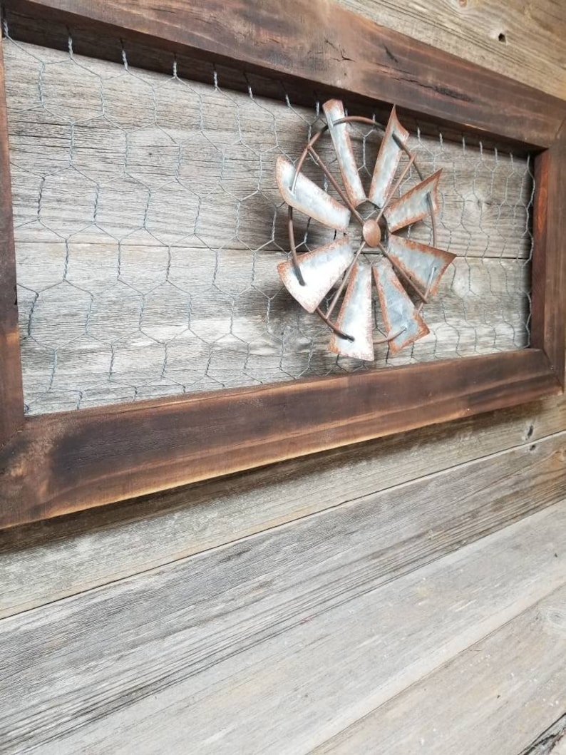 Farmhouse Wall Decor Galvanized Wall Decor Rustic Wall Art Etsy