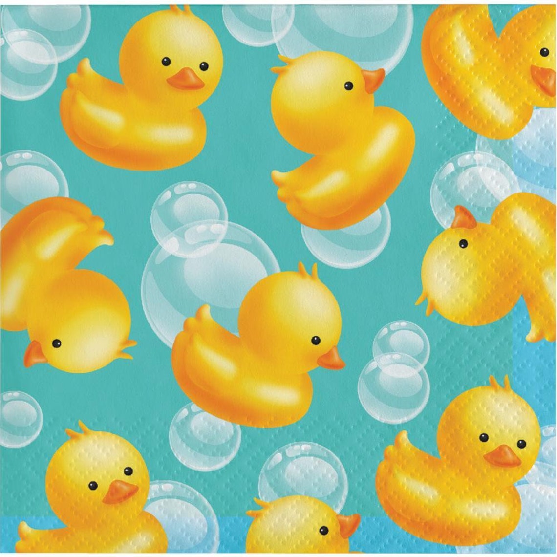 Paper Napkins Bubble Bath rubber Duck Cocktail Napkins for Etsy