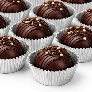 Foil Cupcake Liners, Silver Metallic Baking Cups, 50 Count Foil Cupcake Liners Mini Paper Baking Cups Silver