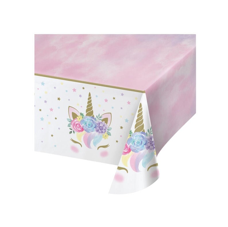 Unicorn Tablecloth Unicorn Party Tablecloth Unicorn Birthday Unicorn Party Decor