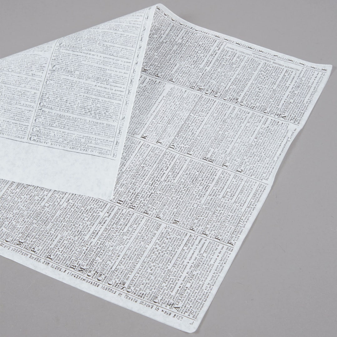 Deli Sheets, 50 Sheets 16 X 12 Newsprint Deli Sandwich Wrap Paper 100