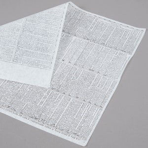 Deli Sheets, 50 Sheets 16&quot; x 12&quot; Newsprint Deli Sandwich Wrap Paper  100% Compostable