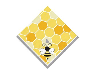 Bumble Bee Baby Shower Plates & Napkins