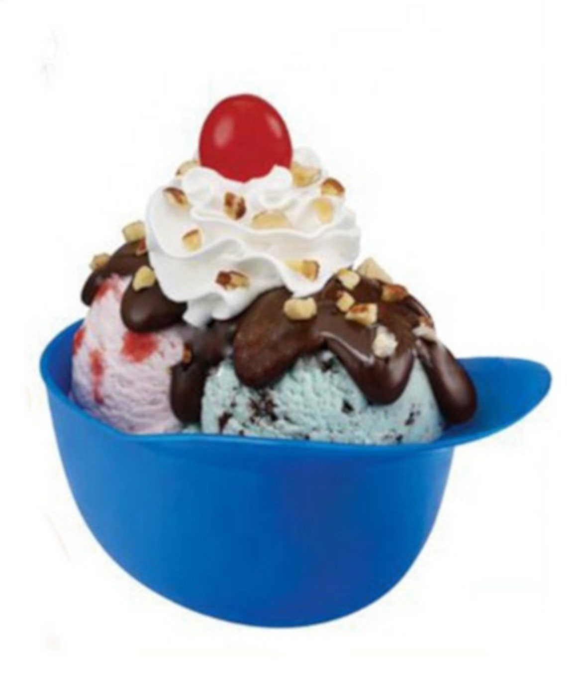 8 Oz. Blue Color Mini Baseball Helmet Ice Cream / Snack Bowl Etsy