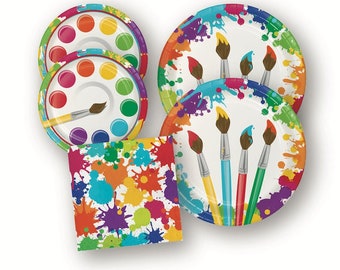 Art Party Pack, Party Supplies 8 Guests