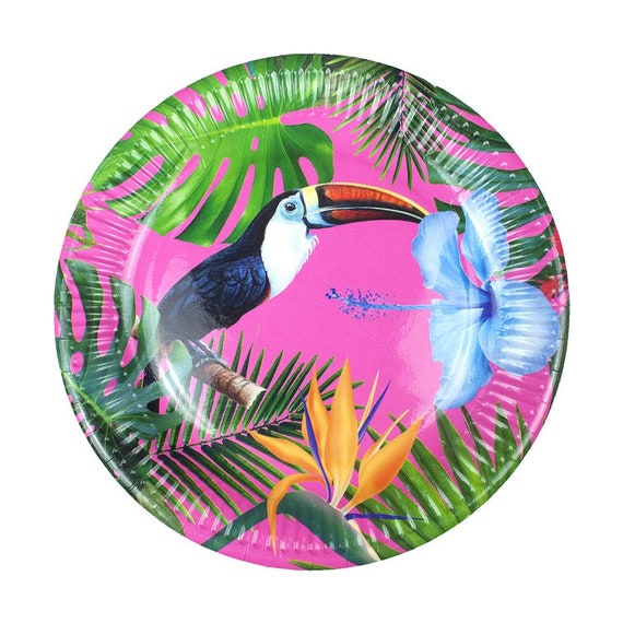 bird paper plates