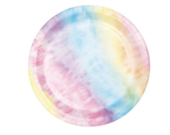 8ct Peace Tie Dye Dessert Plates 8ct Peace Tie Dye Dessert Plates