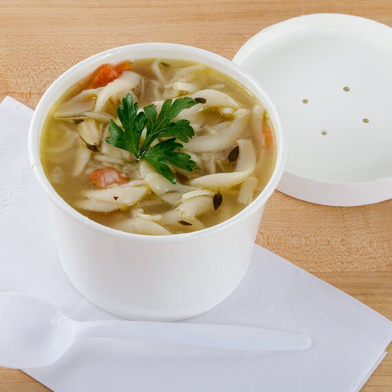 Hot , Cold Cup ,10-CT Disposable White 12-OZ Hot Soup Cups With Lid  ,eco-friendly Recyclable Paper - Etsy