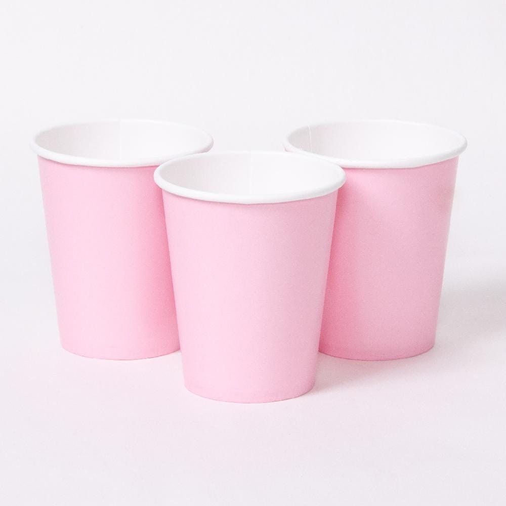 LIGHT PINK 9 OZ. Paper Cups 8 Count - Etsy