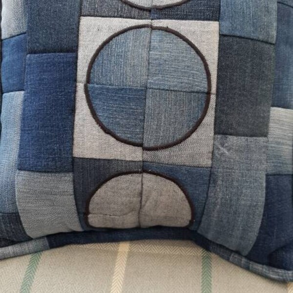 Denim Cushions Etsy UK