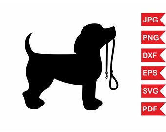 Download Spaniel silhouette | Etsy