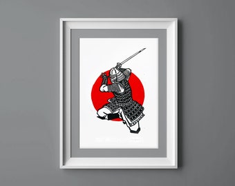 Samurai Limited edition print