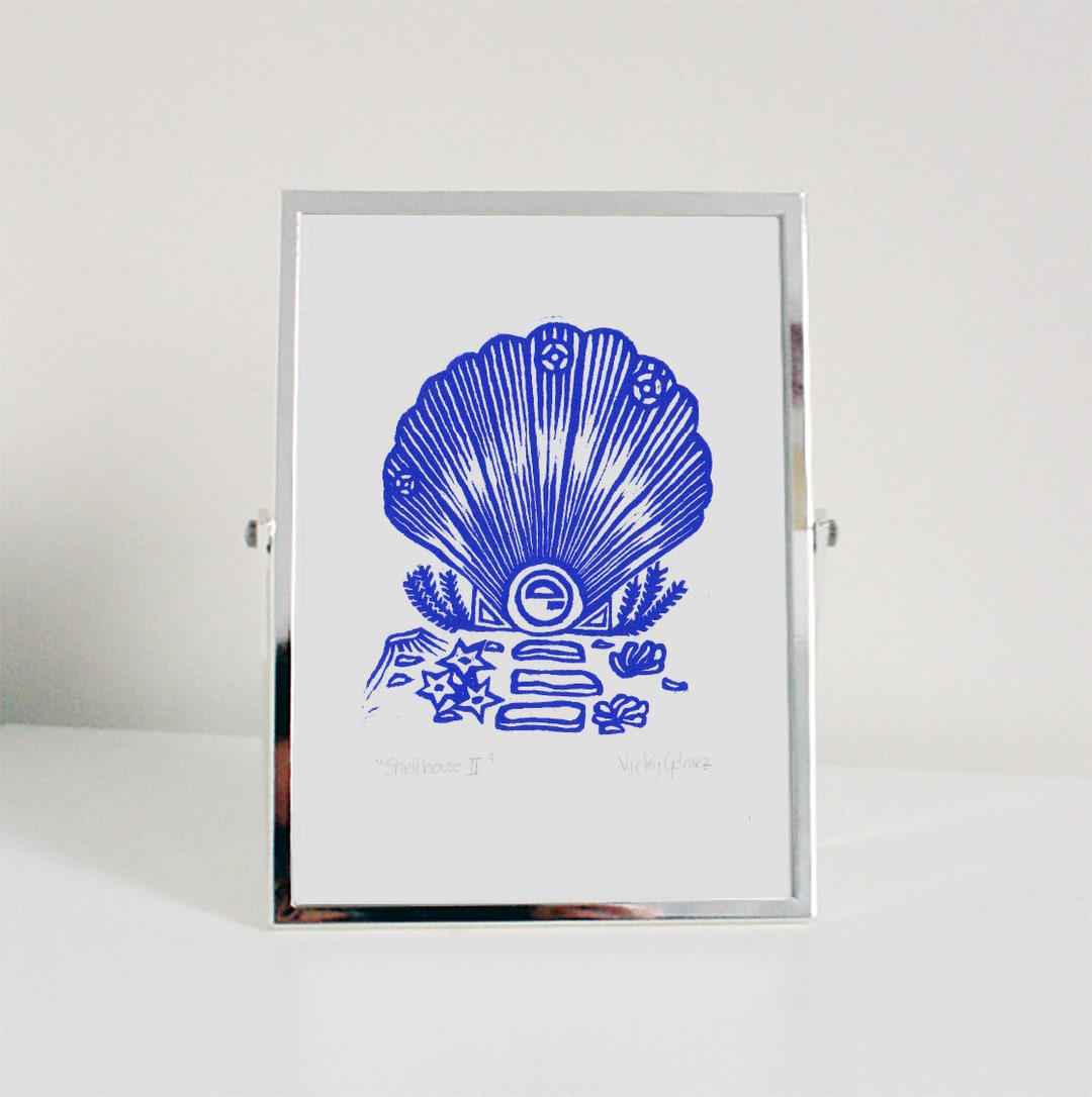 Shellhouse II, Original Handmade Print. - Etsy