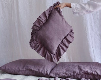 Ruffled Pillowcase | Ruffled pillow Shams | Shabby Chic Bedding