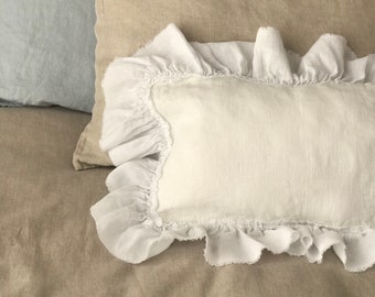 Ruffled pillow Shams | Pillow Cover | Shabby Chic Bedding