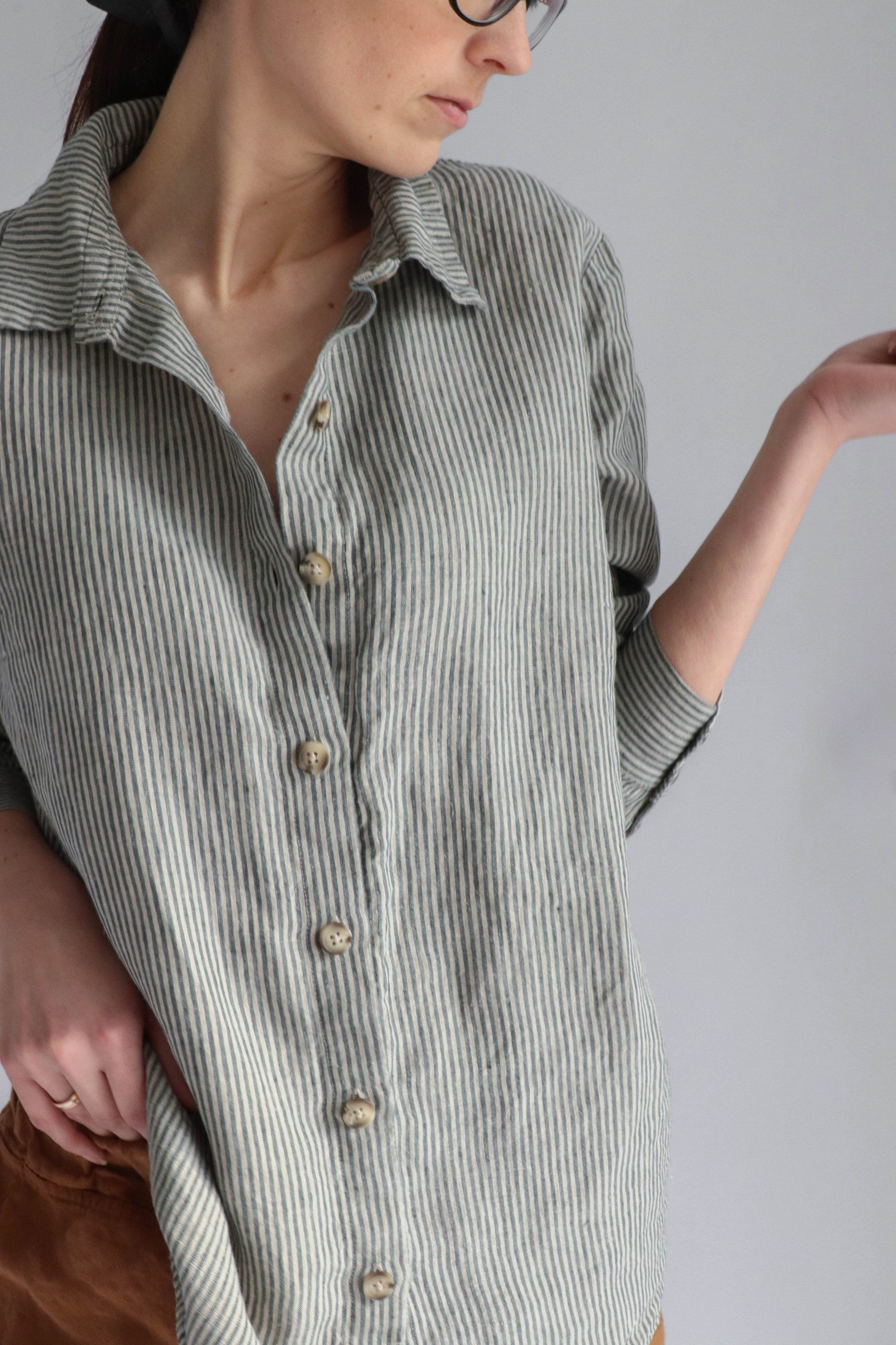 LIONEL LINEN SHIRT - NATURAL