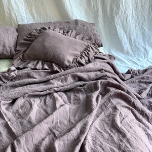 Ruffled Pillowcase Ruffled pillow Shams Shabby Chic Bedding image 4