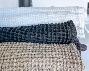 Linen Waffle TOWEL |  Set of 2 Towels