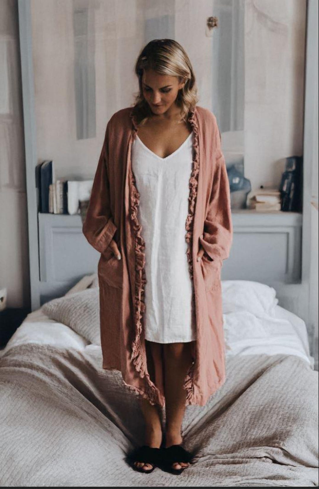 linen dress patterns Helena Wrap Dress main image 1