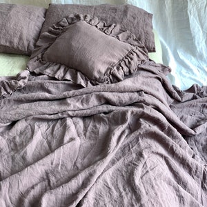 Ruffled Pillowcase Ruffled pillow Shams Shabby Chic Bedding image 6