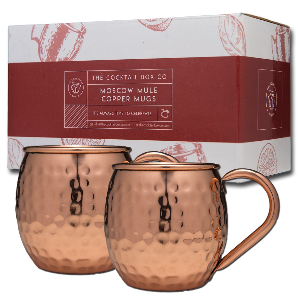 Moscow Mule Cocktail Kit and 2 Pack Mug Gift Set Etsy
