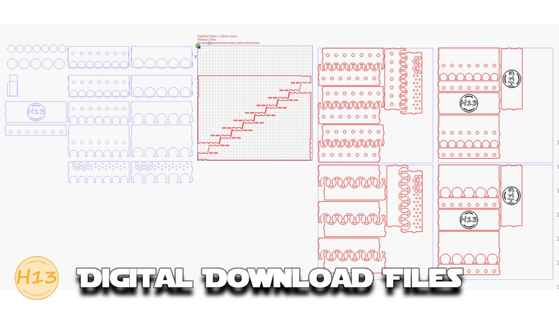 Laser Cut Hobby Paint Storage Rack, (lightburn and SVG) Design Plans - Etsy