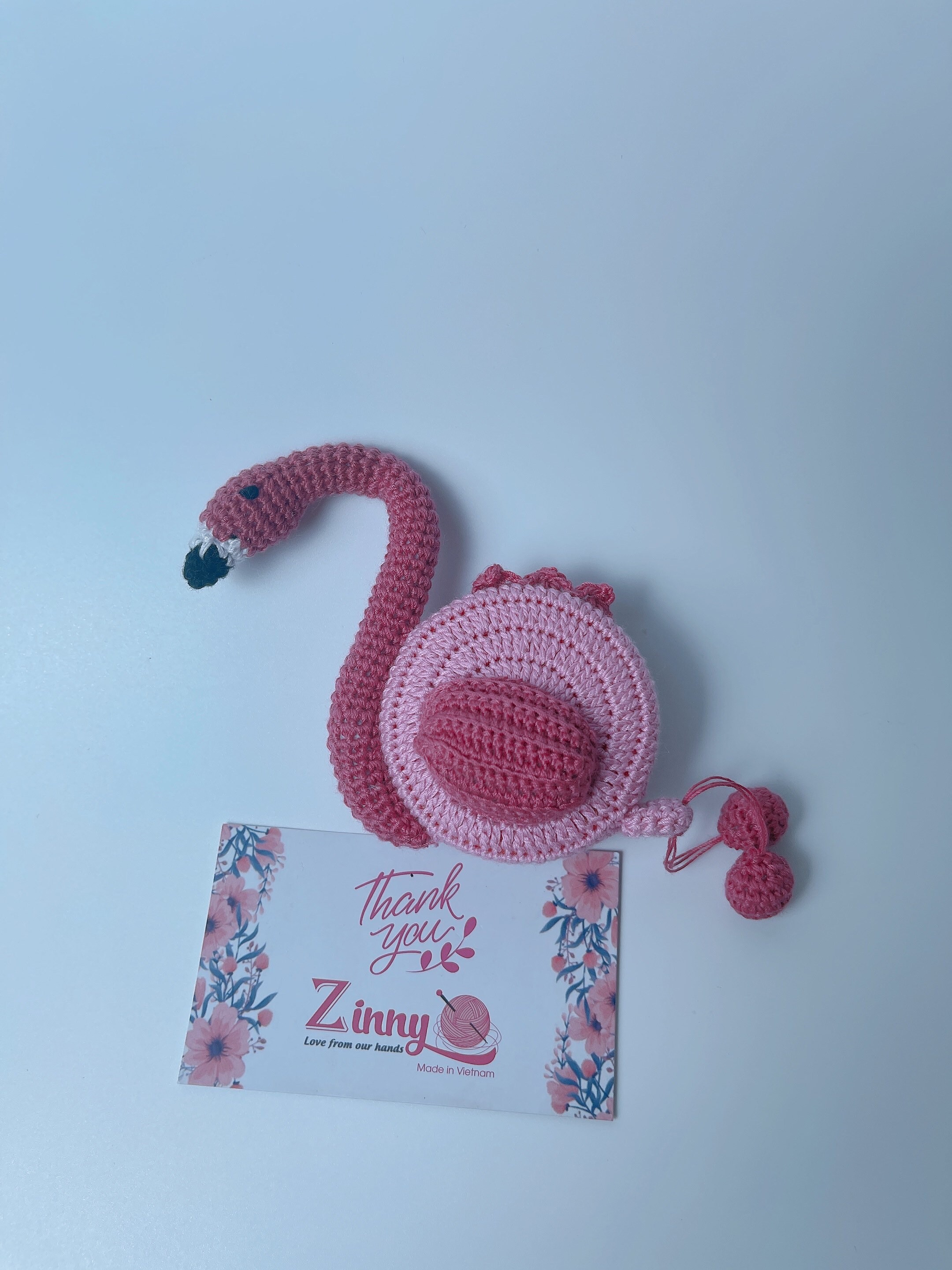 Flamingo Tape Measure Handmade Flamingo Gift for Her Unique Etsy
