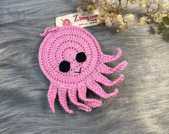 Animal tape measure squid | Tape Ruler | Manual squid tape measure, Tape ruler, Crochet tool | Tape Tape Light | Animal tape measure.