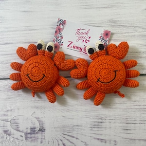 Crab Tape Measure, Animal Tape Measure, Unique Gift, Gift For Her, Crochet Crab