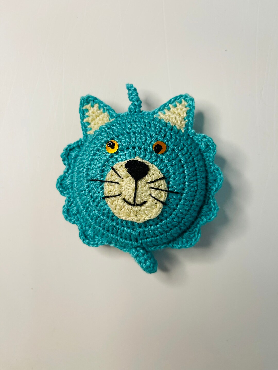 Cat Tape Measure Hand Knitting Cat Scroll Ruler Rulers Etsy