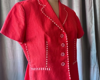 Hand Painted On Second Hand Blazer