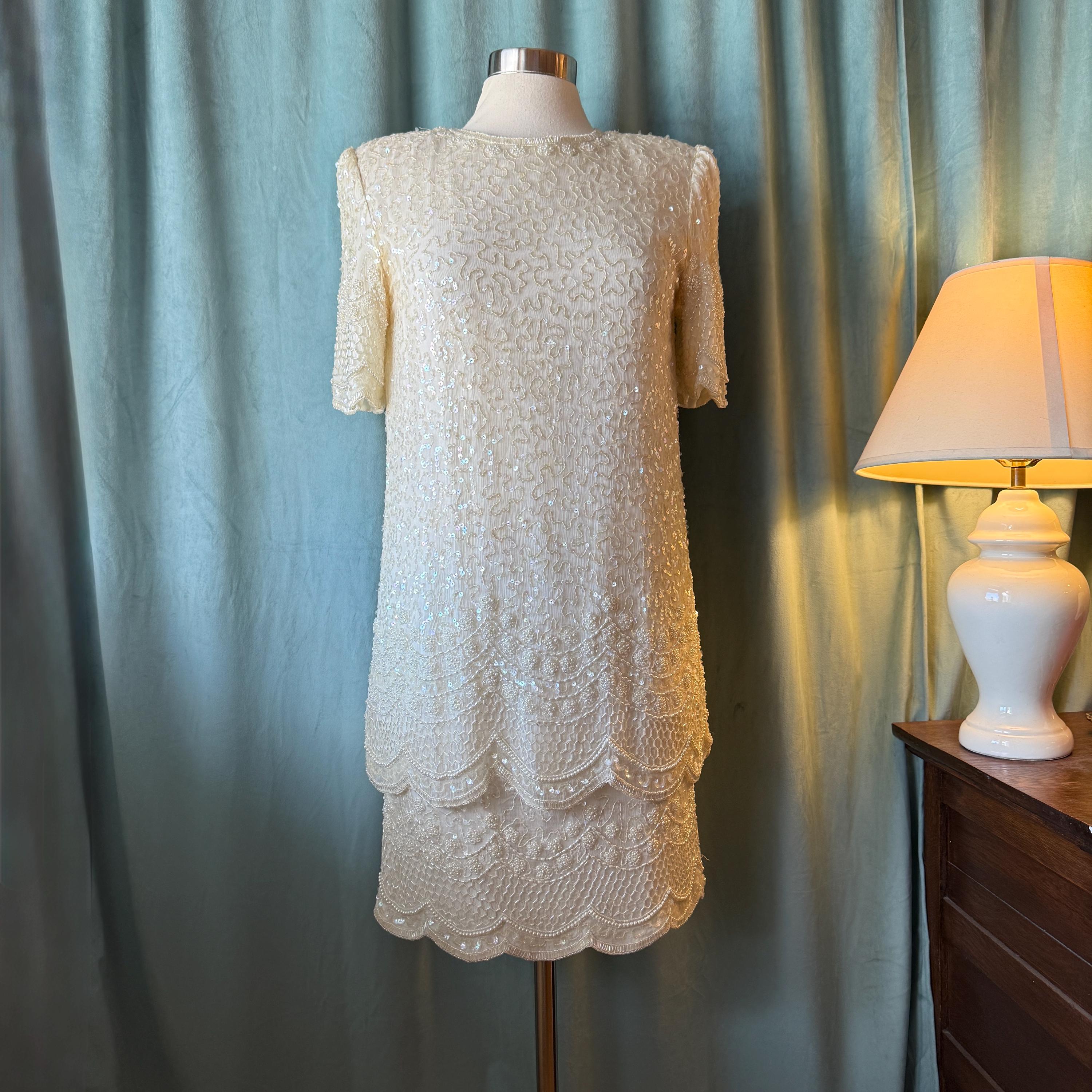 White Cache Dress