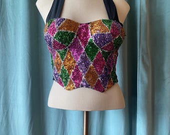 Sequin Carnival Corset