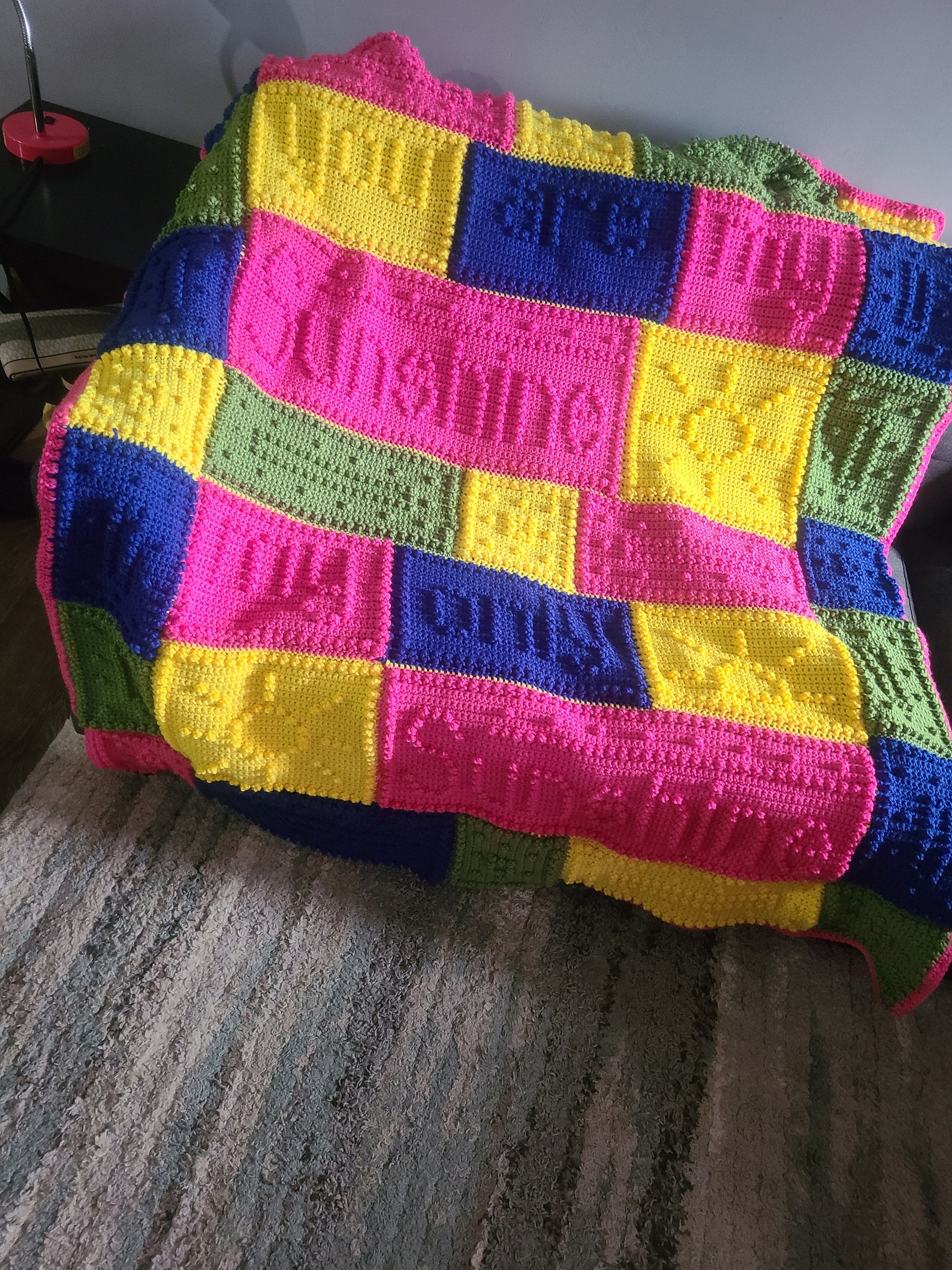 You Are My Sunshine Crochet Blanket - Etsy