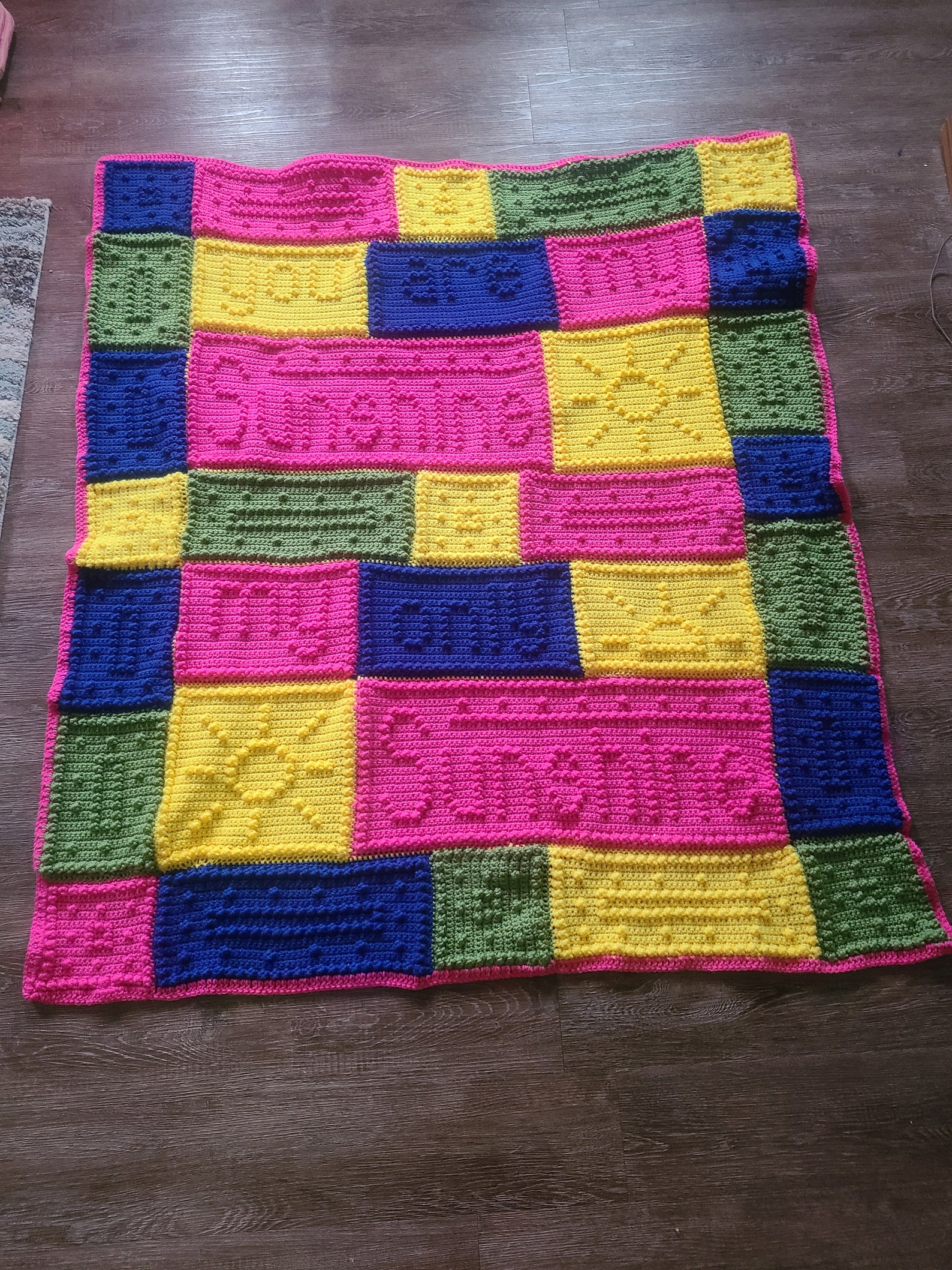 You Are My Sunshine Crochet Blanket - Etsy