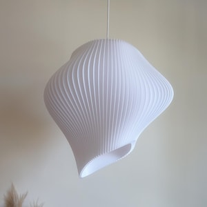 Large Wave Pendant Light – Sculptural Ceiling Light (W50cm x H50cm)
