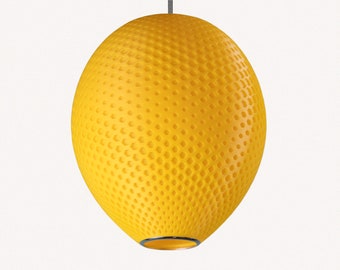 Yellow Lampshade retro style ceiling light- Cosmo Hive H20 20cmx20cm