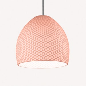 Ceiling light - Pink - Nursery - Modern - Contemporary - Lampshade [HIVEDOME] 100% Biodegradable Made from Sugarcane-H28cmxW26cm