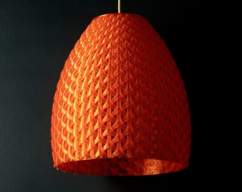 Woven Pendant Light-Ember Weaved Lampshade-Rattan Lamp-Light Fixture- Hanging Lamp- Ceiling Lamp -27cmx32cm