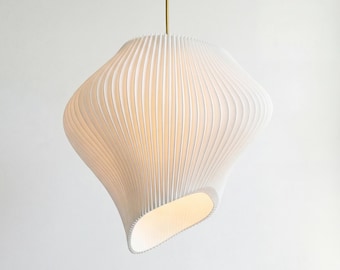 Modern Sculptural Pendant Light: Large Statement Ceiling Lamp for Dining Room, 50cm