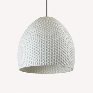 Ceiling light White Modern Hive Contemporary HiveDome Made From Sugarcane W50cmxH50cm image 1